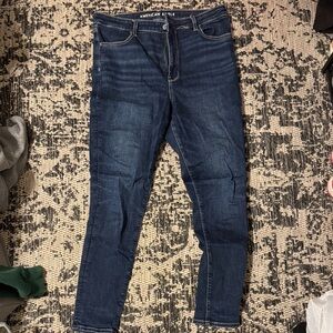 American Eagle Dark Blue Jegging